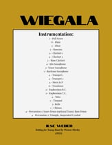 Wiegala Concert Band sheet music cover